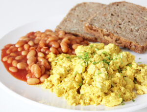 Scrambled Egg and Beans